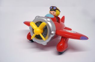 Speelgoed voor in het vliegtuig