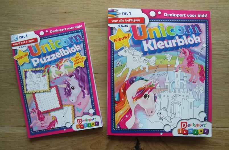 Denksport Unicorn Kleurblok puzzelblok