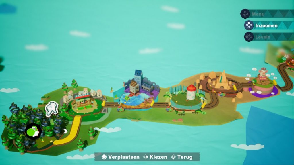 Yoshis Crafted World - levels