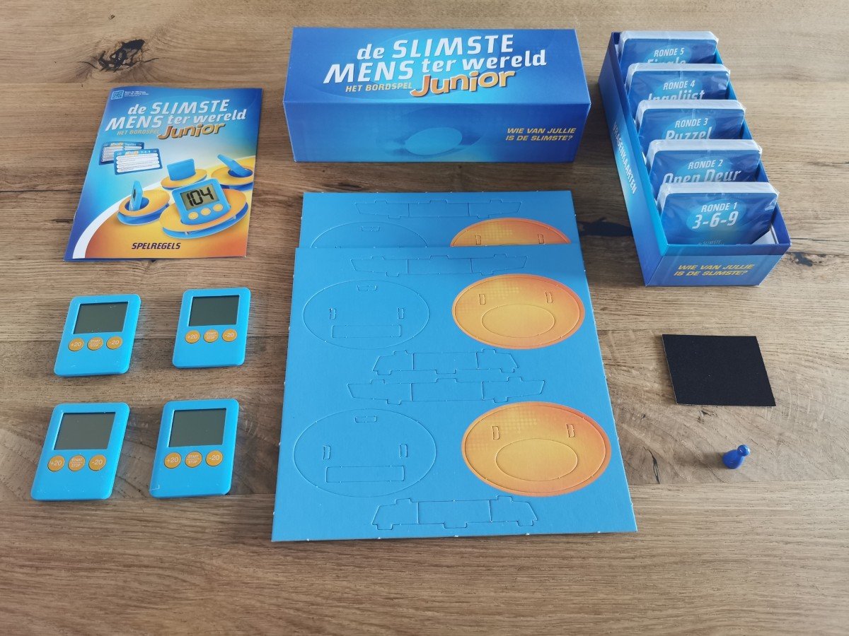 De Slimste Mens ter Wereld Junior het bordspel! Alles Over Speelgoed