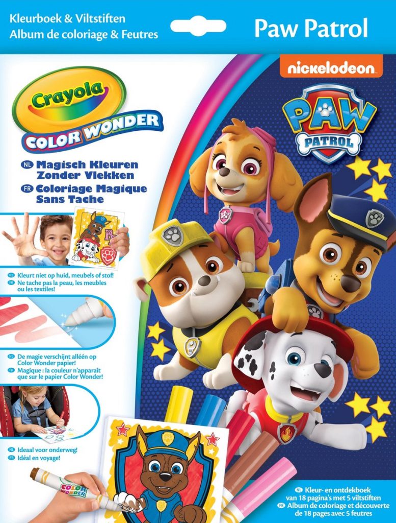 Crayola Color Wonder Paw Patrol - Kleurboek