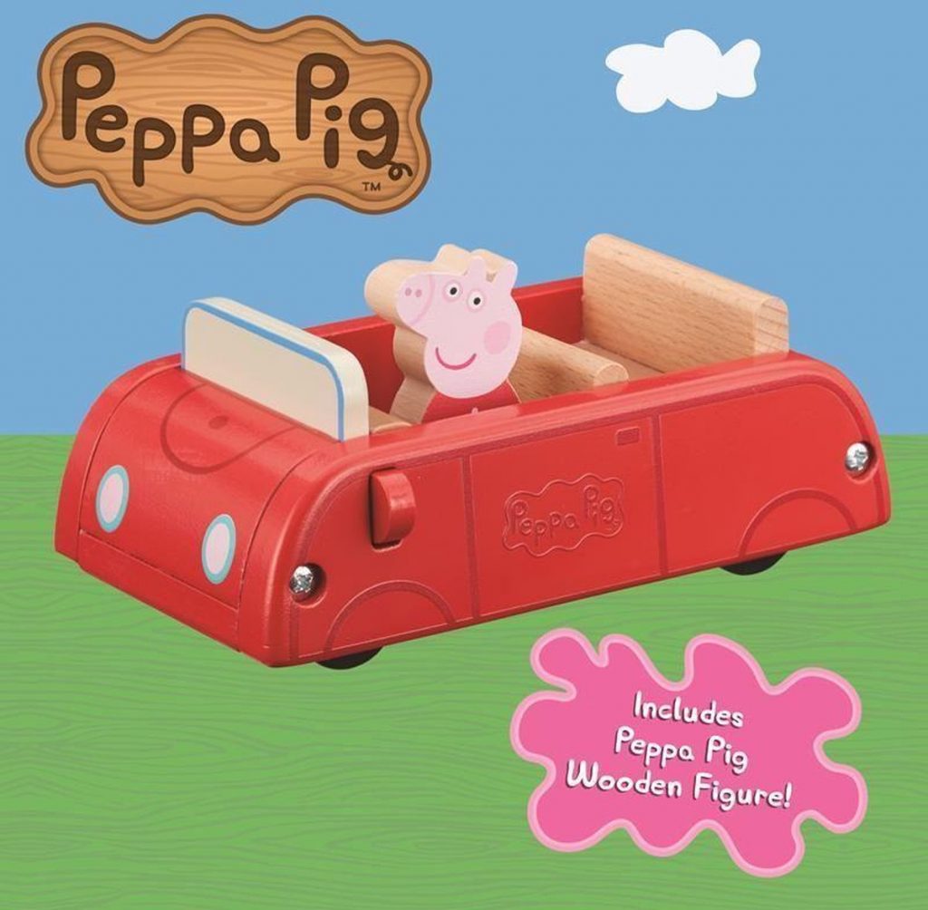 Peppa Pig - Houten Familie Auto