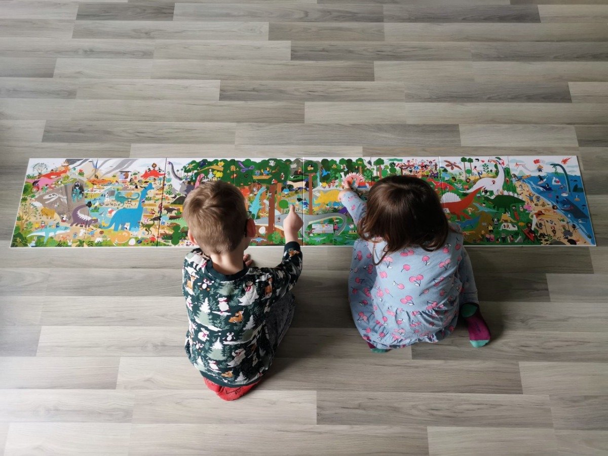 Zigzag Dinosaurussen | Twee meter breed kijk- en zoekboek - Alles Over