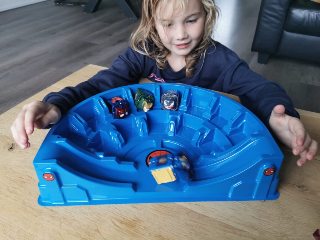 Marvel Spiderman Battle Cubes met Arena