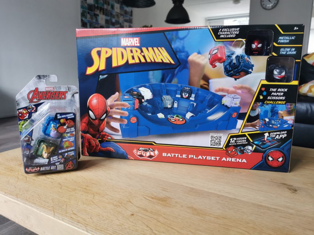 Marvel Spiderman Battle Cubes met Arena