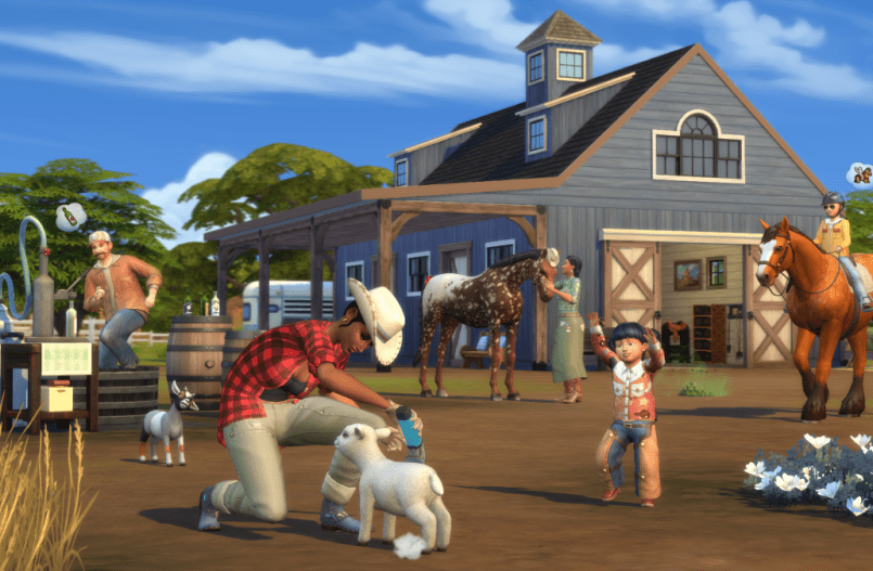 De Sims 4 Paardenboerderij