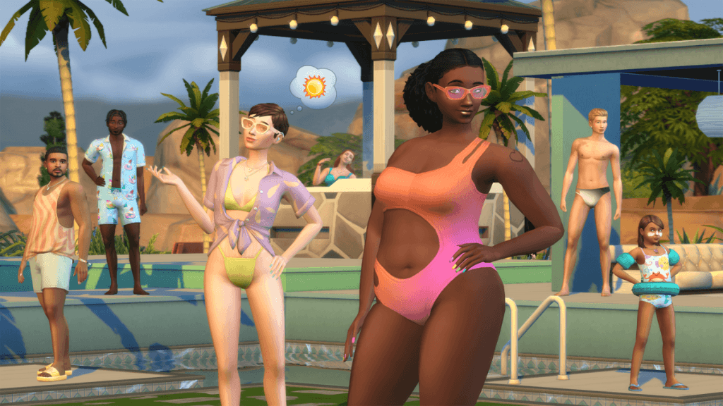 De Sims 4 Zwembadpret Kit