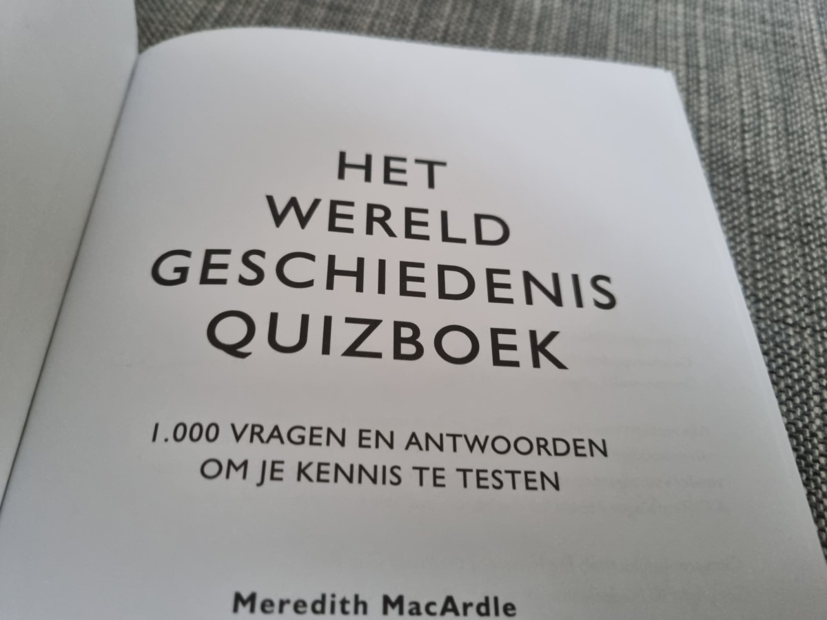 Het Wereldgeschiedenis quizboek | Test jouw kennis! - Alles Over Speelgoed